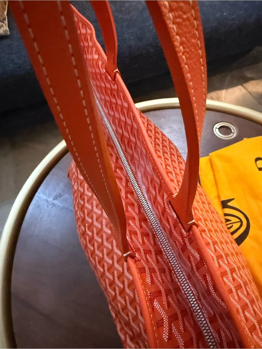 GOYARD Artois GM Weekender Tote Orange NEW